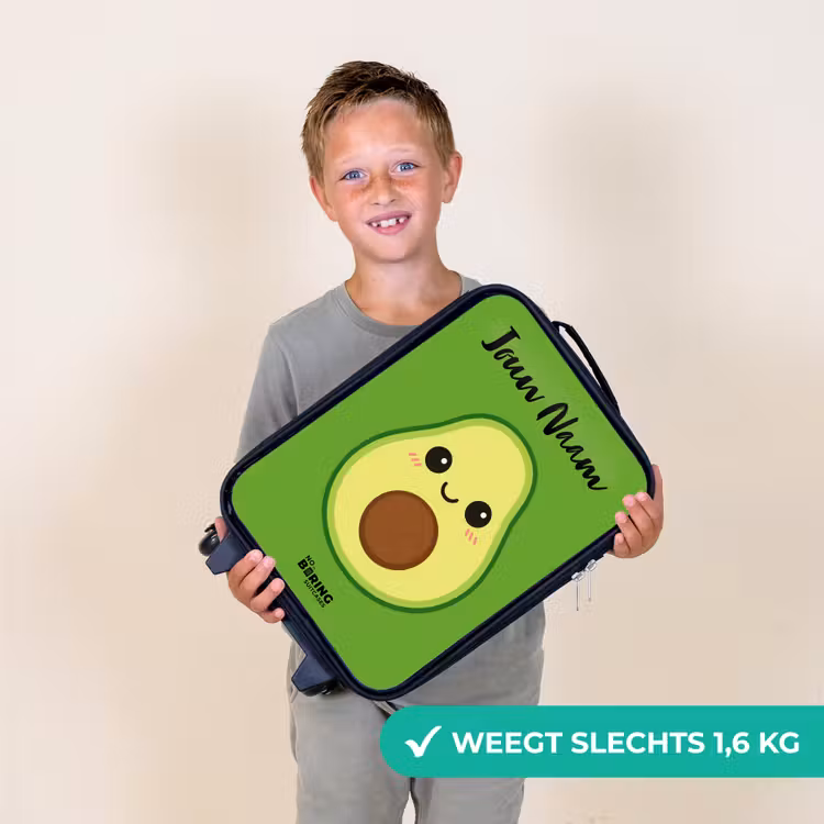 Kinderkoffers met naam - Kawai - Avocado - Groen — 3