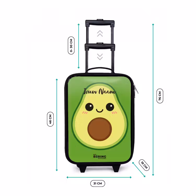 Kinderkoffers met naam - Kawai - Avocado - Groen — 7