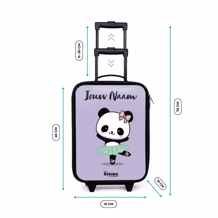 Kinderkoffers met naam - Kawai - Ballet - Panda — 7
