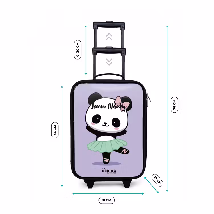Kinderkoffers met naam - Kawai - Ballet - Panda — 7