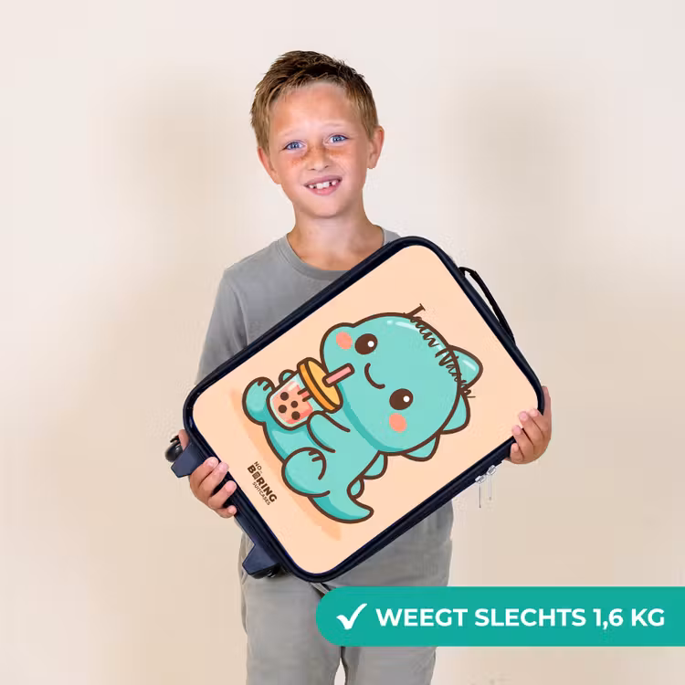 Kinderkoffers met naam - Kawai - Dino - Bubbletea — 3
