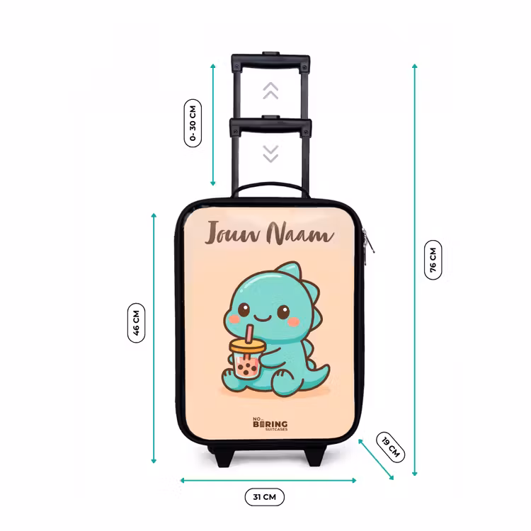 Kinderkoffers met naam - Kawai - Dino - Bubbletea — 7