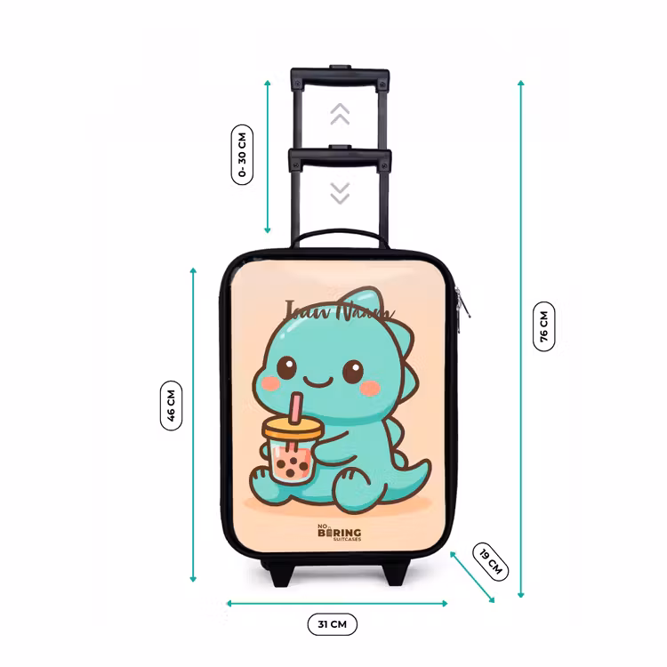 Kinderkoffers met naam - Kawai - Dino - Bubbletea — 7