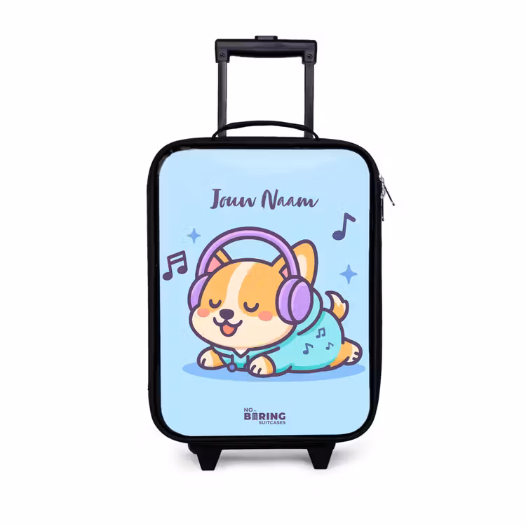 Kinderkoffers met naam - Kawai - Hond - Muziek — 1