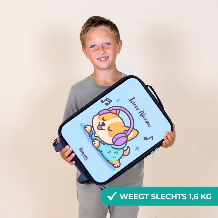 Kinderkoffers met naam - Kawai - Hond - Muziek — 3