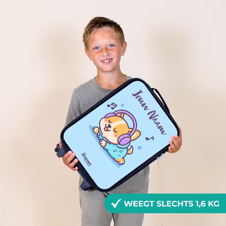 Kinderkoffers met naam - Kawai - Hond - Muziek — 3