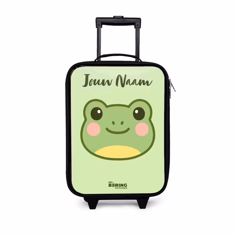 Kinderkoffers met naam - Kawai - Kikker - Groen — 1