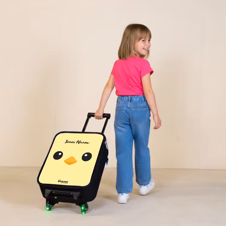 Kinderkoffers met naam - Kawai - Kuiken - Geel — 2