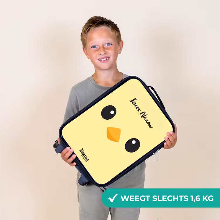Kinderkoffers met naam - Kawai - Kuiken - Geel — 3