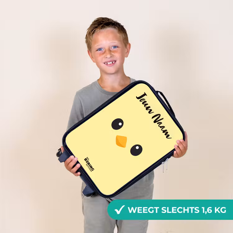 Kinderkoffers met naam - Kawai - Kuiken - Geel — 3