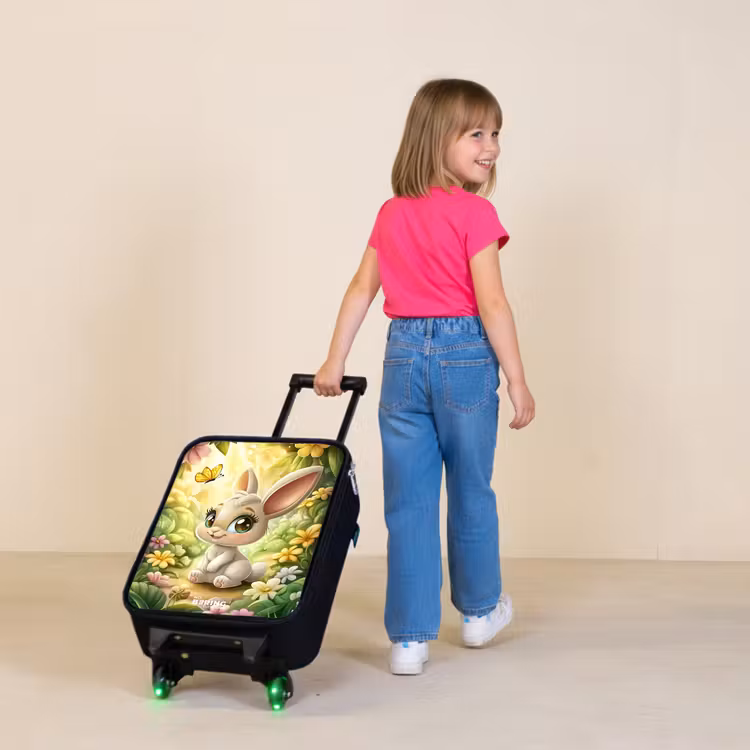 Kinderkoffers met naam - Konijn - Zonlicht - Sprookjesachtig - Vlinder — 2