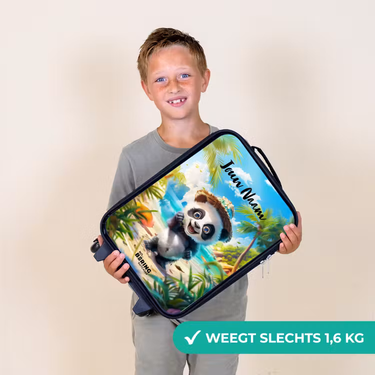Kinderkoffers met naam - Pablo panda — 3