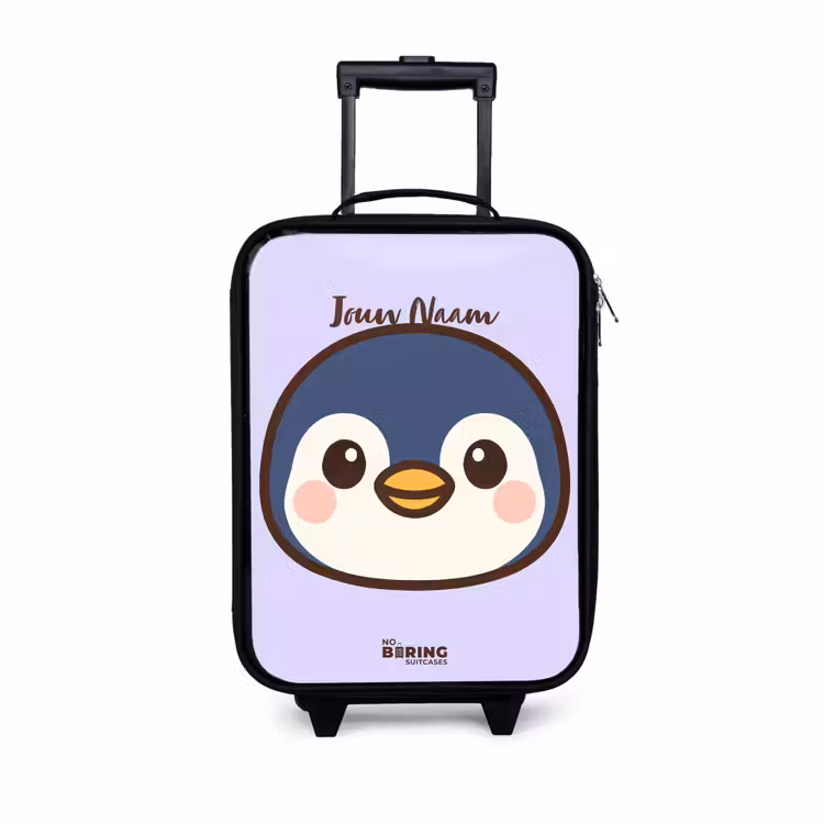 Kinderkoffers met naam - Pinguïn — 1