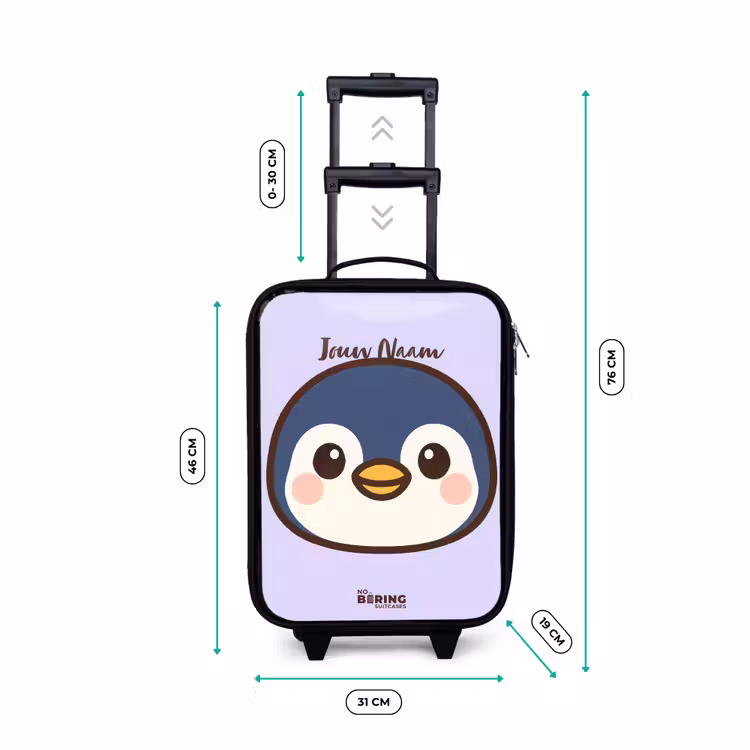 Kinderkoffers met naam - Pinguïn — 7