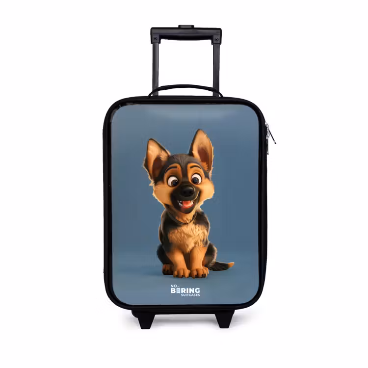 Kinderkoffer - Portret van een herdershond puppy — 1