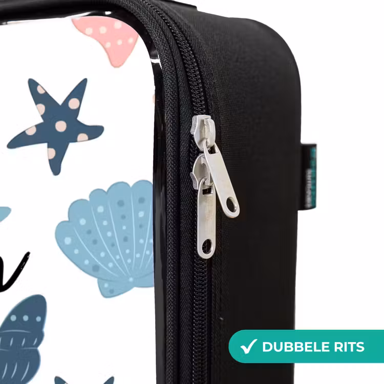 Kinderkoffer - Schelpen patroon kleurrijk — 6