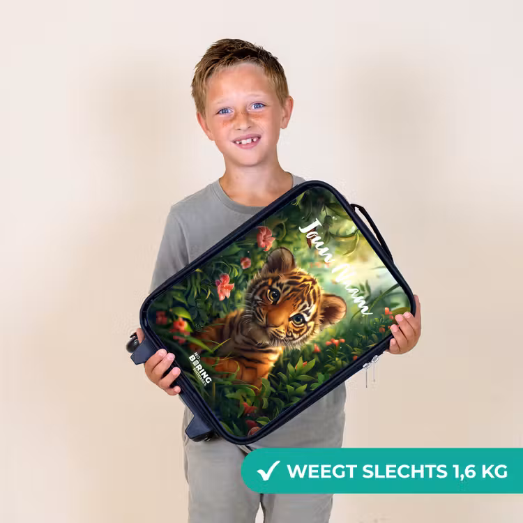 Kinderkoffers met naam - Tommy tijger — 3