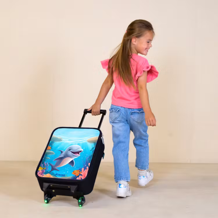 Kinderkoffer - Dolfijn met tropische vissen en koraal — 2