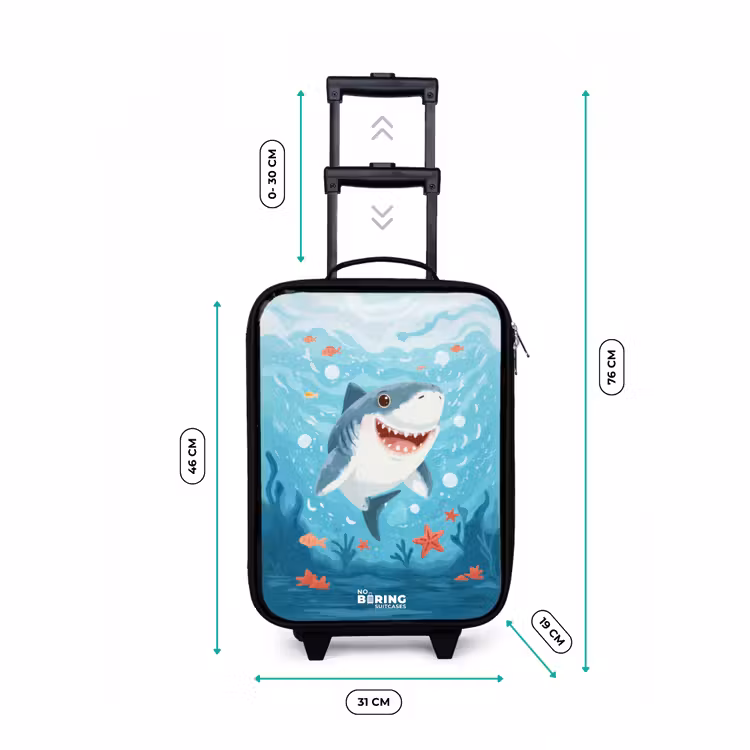 Kinderkoffers met naam - Haai - Water - Zee — 7