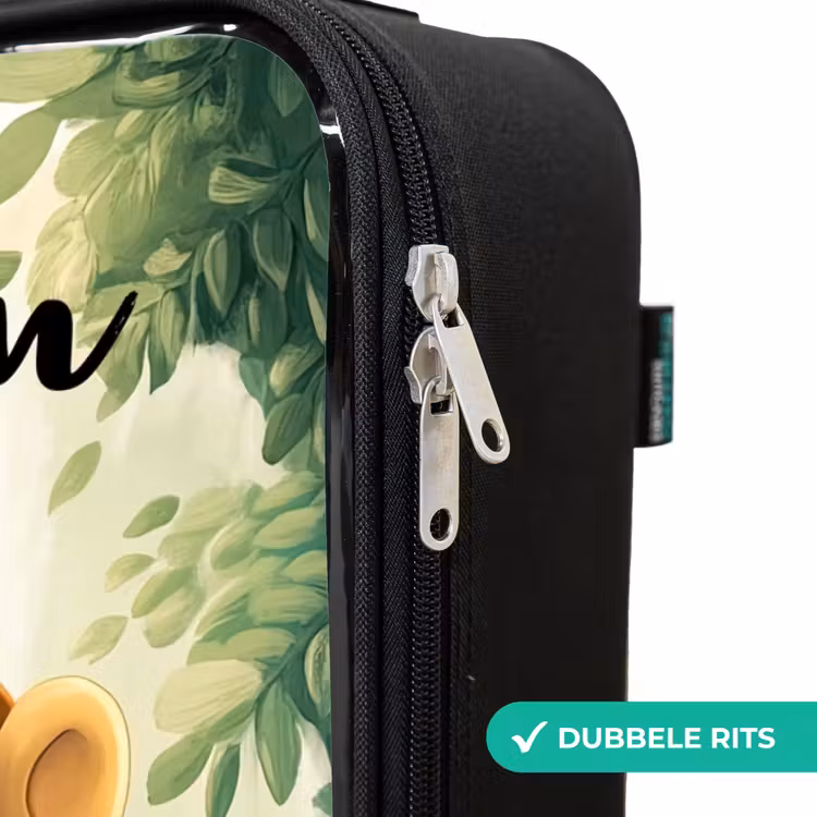 Kinderkoffers met naam - Zebra - Aapje - Waterval - Rotsen — 6