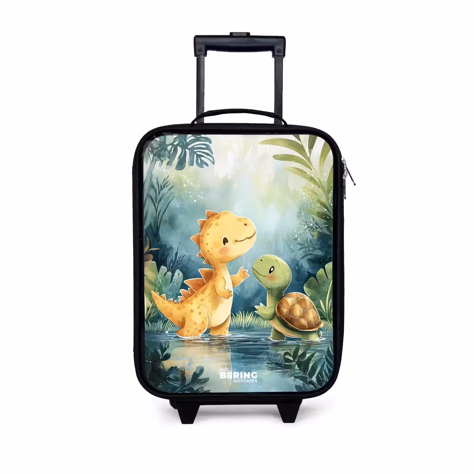 Kinderkoffers met naam - Dino - Schildpad - Jungle — 1