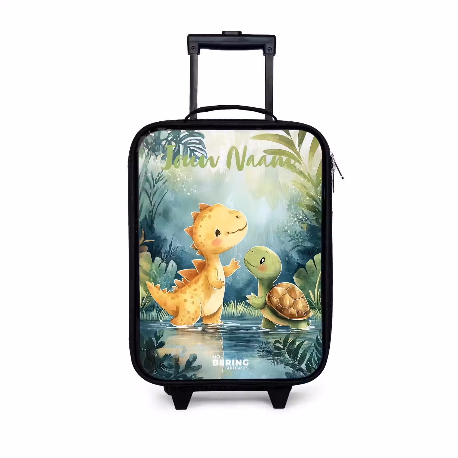 Kinderkoffers met naam - Dino - Schildpad - Jungle — 1