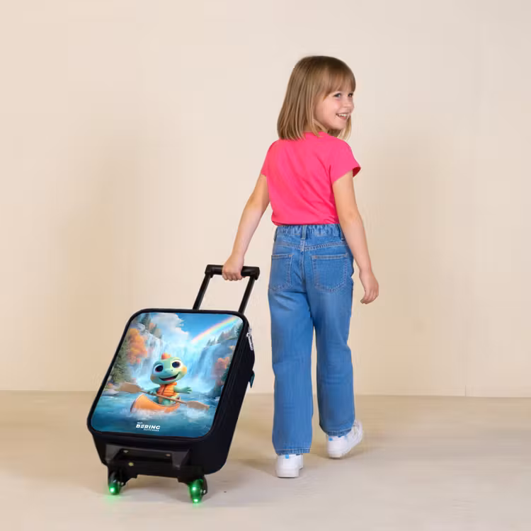 Kinderkoffers met naam - Dino - Natuur - Waterval — 2