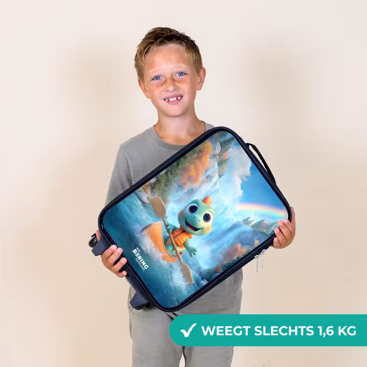 Kinderkoffers met naam - Dino - Natuur - Waterval — 3