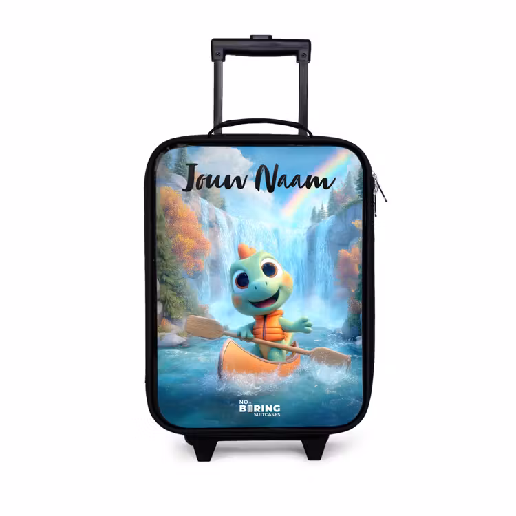 Kinderkoffers met naam - Dino - Natuur - Waterval — 1
