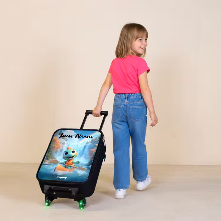 Kinderkoffers met naam - Dino - Natuur - Waterval — 2