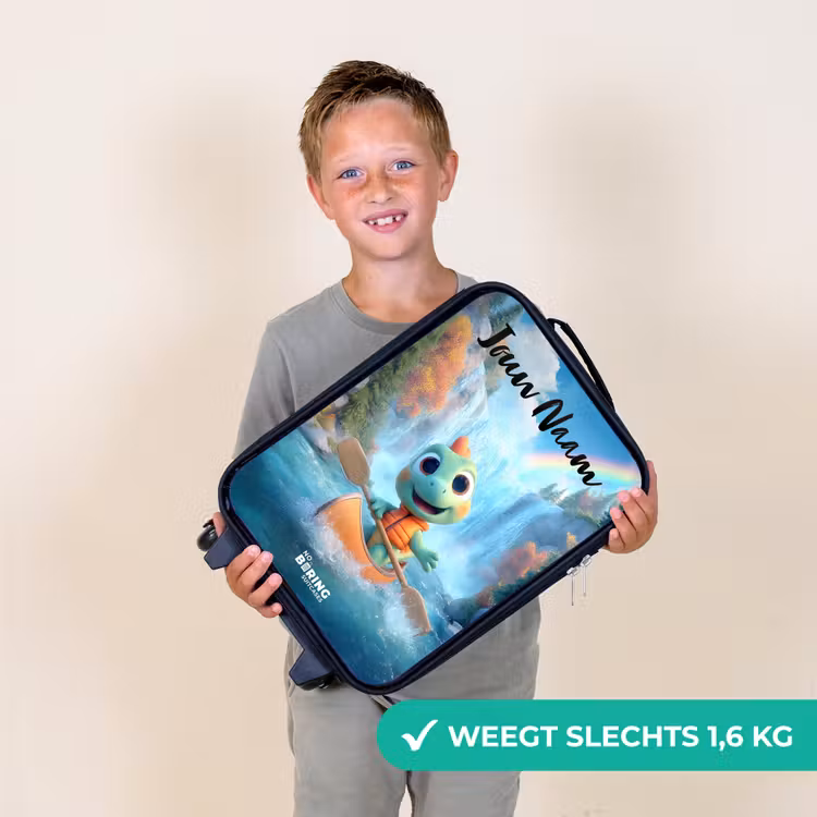 Kinderkoffers met naam - Dino - Natuur - Waterval — 3