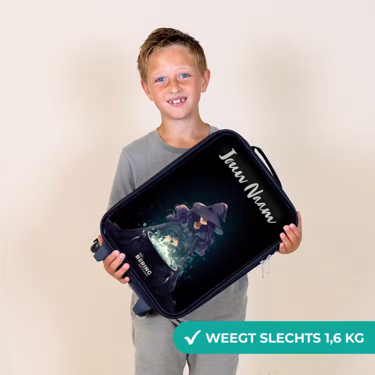 Kinderkoffers met naam - Heks - Ketel - Tover — 3