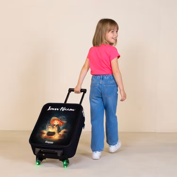 Kinderkoffers met naam - Heks met Sprankelende Toverdrank — 2
