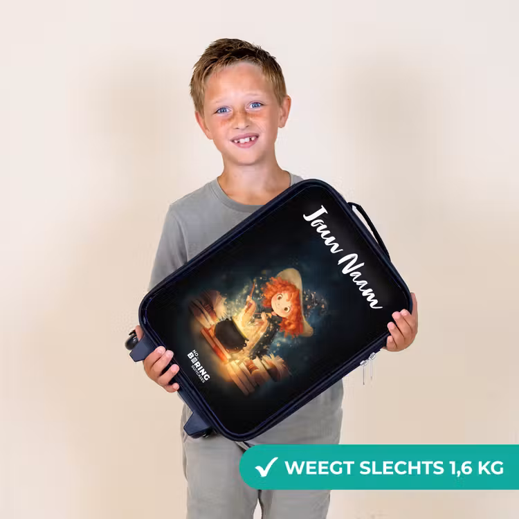 Kinderkoffers met naam - Heks met Sprankelende Toverdrank — 3