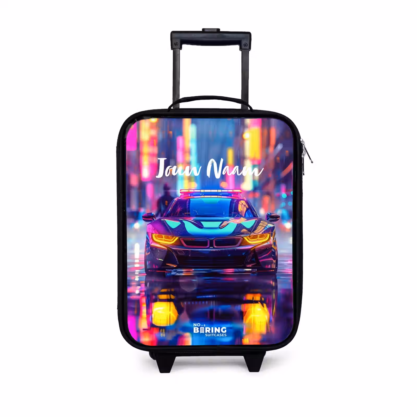 Kinderkoffers met naam - Neon nightcar — 1
