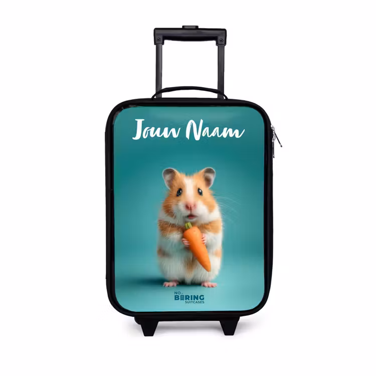 Kinderkoffers met naam - Hamster - Wortel - Dier — 1