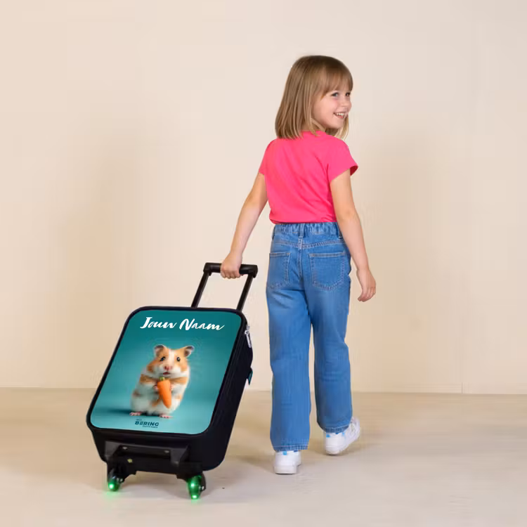 Kinderkoffers met naam - Hamster - Wortel - Dier — 2