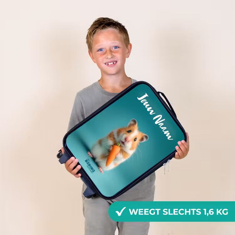 Kinderkoffers met naam - Hamster - Wortel - Dier — 3