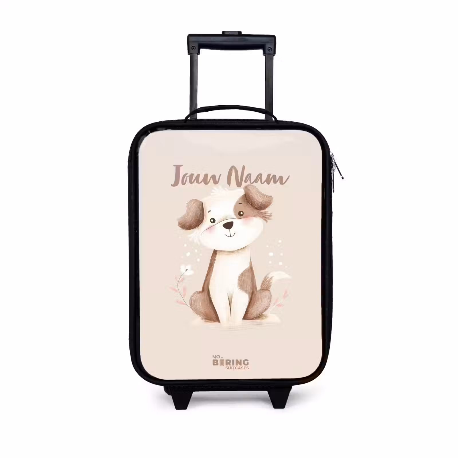 Kinderkoffer - Hond in de kleuren bruin en beige — 1