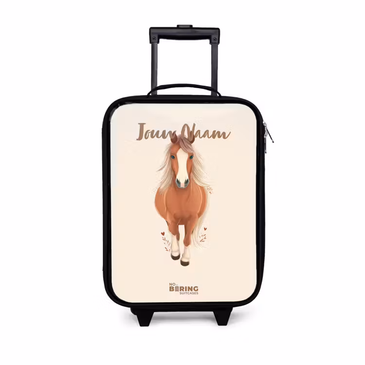 Kinderkoffer - Bruin paard in gallop — 1