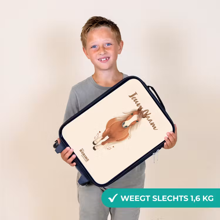 Kinderkoffer - Bruin paard in gallop — 3