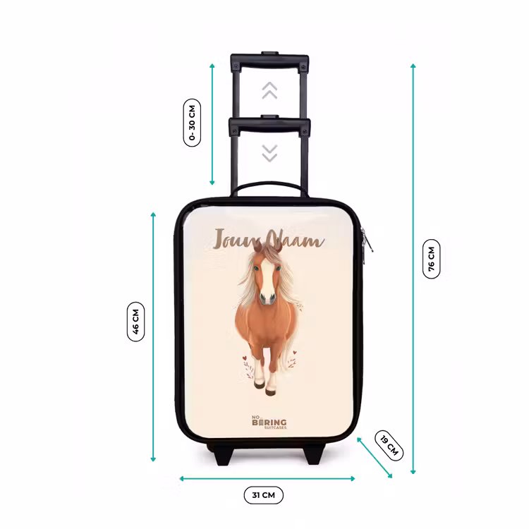 Kinderkoffer - Bruin paard in gallop — 7