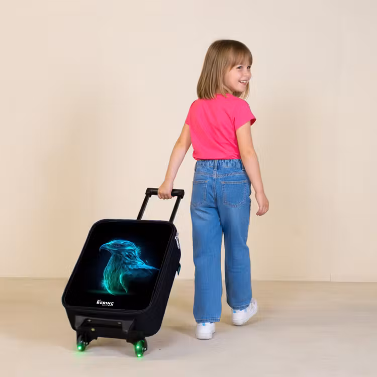 Kinderkoffer - Digitale adelaar in profiel — 2