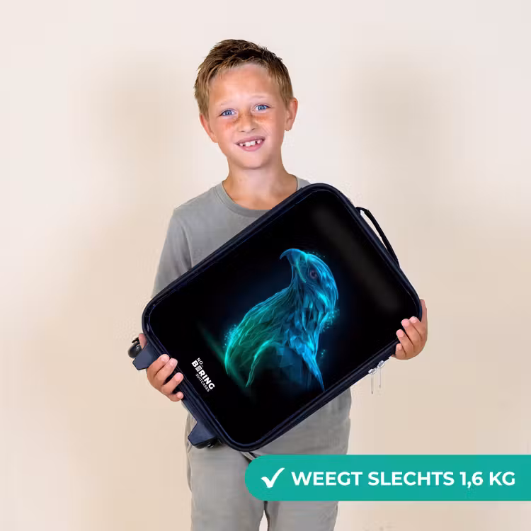 Kinderkoffer - Digitale adelaar in profiel — 3