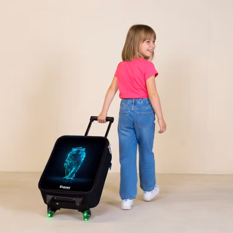 Kinderkoffer - Gloeiende tijger in beweging — 2