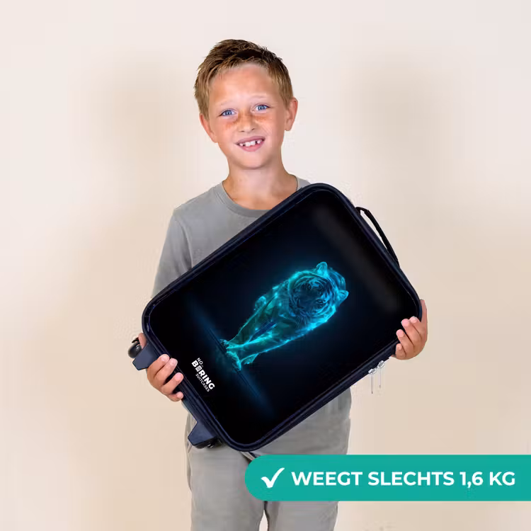 Kinderkoffer - Gloeiende tijger in beweging — 3