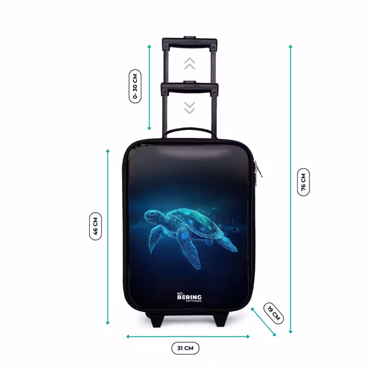 Kinderkoffer - Lichtgevende schildpad in digitale oceaan — 7