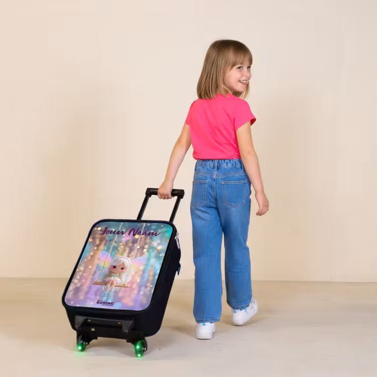 Kinderkoffers met naam - Fee - Elf - Regenboog — 2