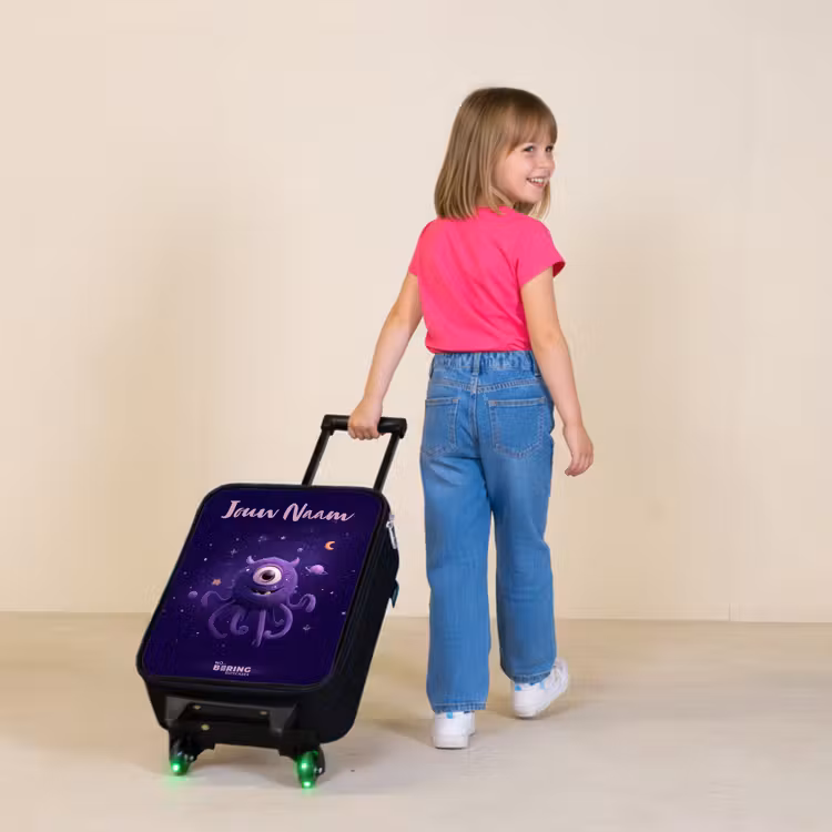Kinderkoffers met naam - Kosmisch tentakelmonster — 2
