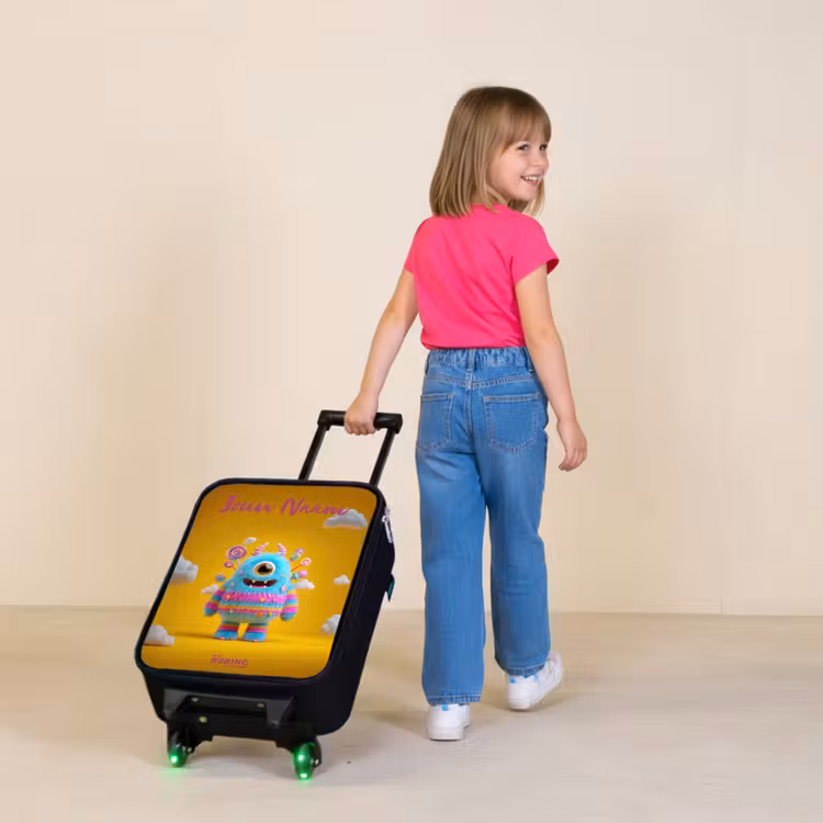 Kinderkoffers met naam - Snoep - Monster - Regenboog — 2